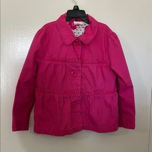 Crazy 8 Pink Pea Coat with Relaxed Fit size M (7/8) 100% cotton